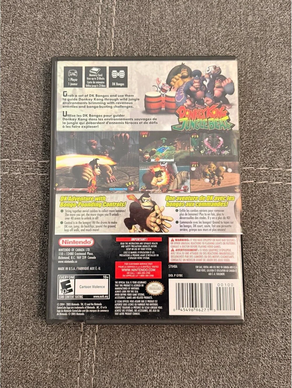 Donkey Konga w/ Bongos for Nintendo GameCube